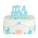 FMM IT'S A BOY - Curved Words icing cutter set