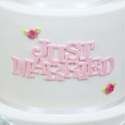 FMM JUST MARRIED - Curved Words icing cutter set