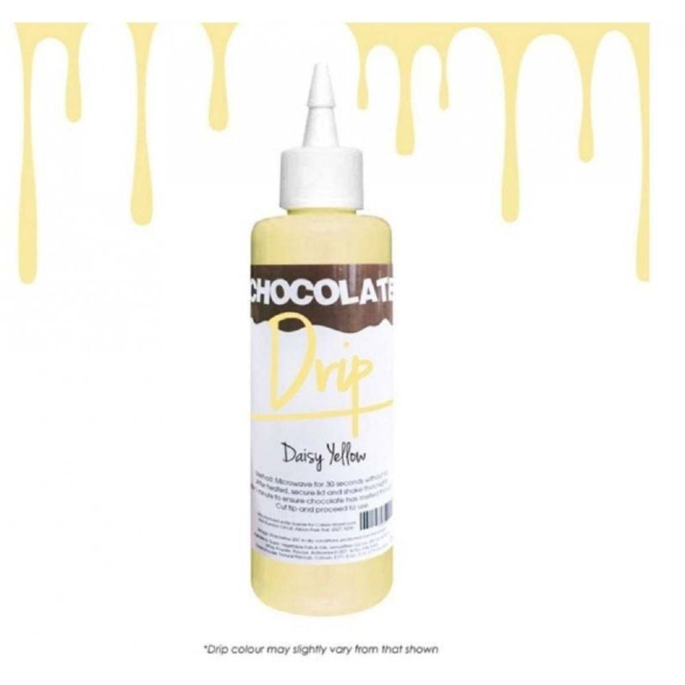 Chocolate Drip DAISY YELLOW professional choc icing for drip cakes - 250g