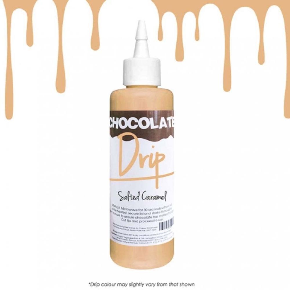 Chocolate Drip SALTED CARAMEL professional choc icing for drip cakes - 250g