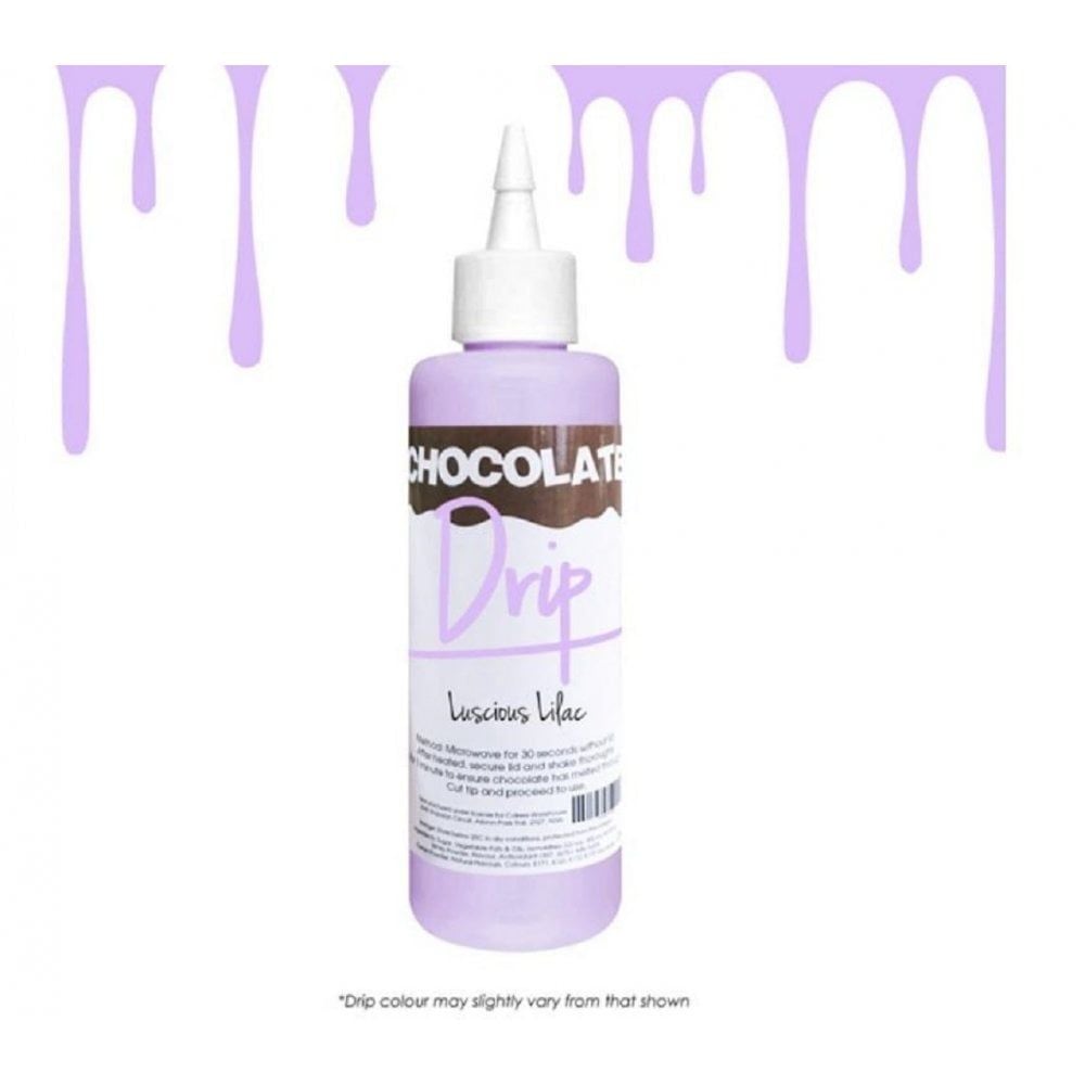 Chocolate Drip LUSCIOUS LILAC professional choc icing for drip cakes - 250g