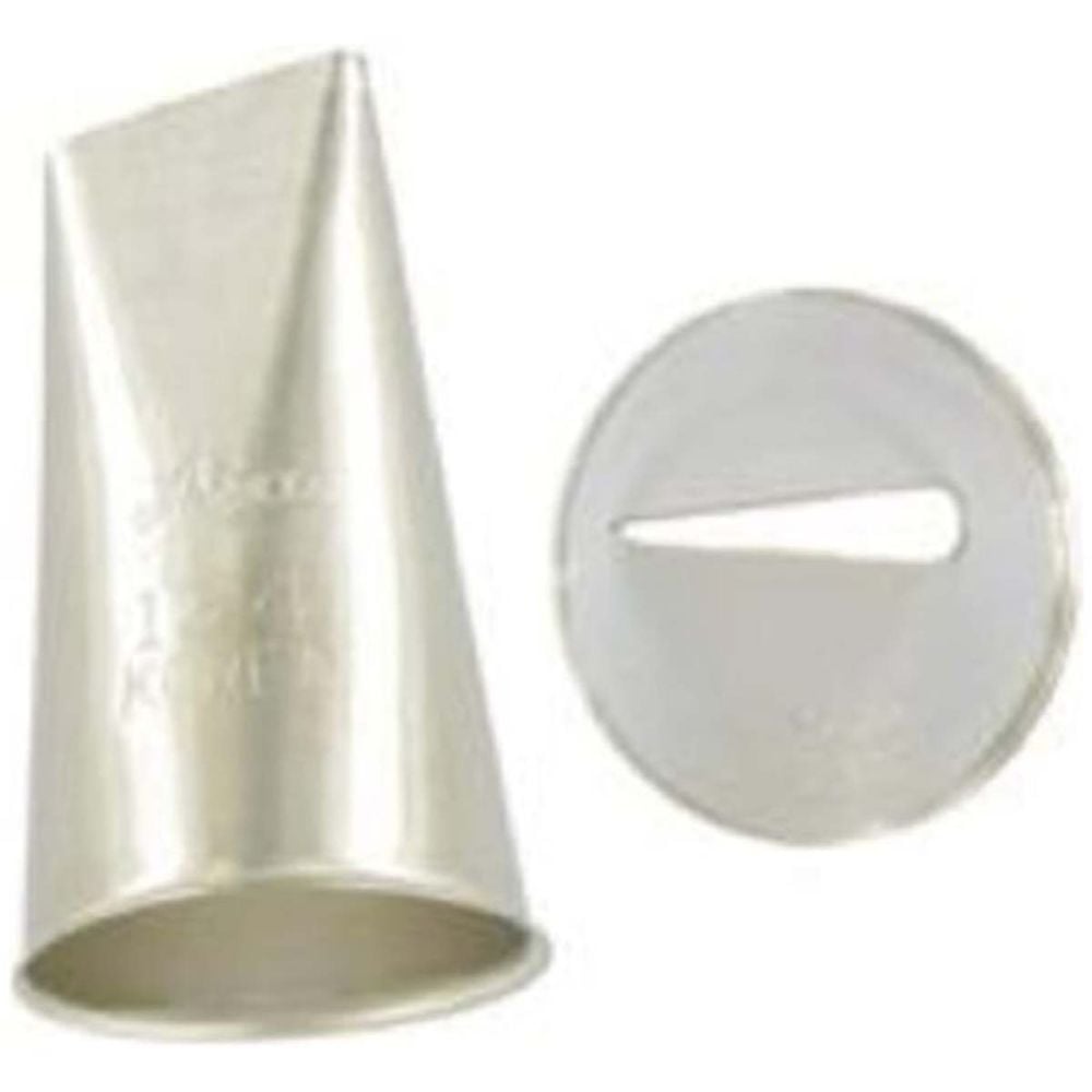 Ateco 124 large piping nozzle icing tube tip - rose flower petal