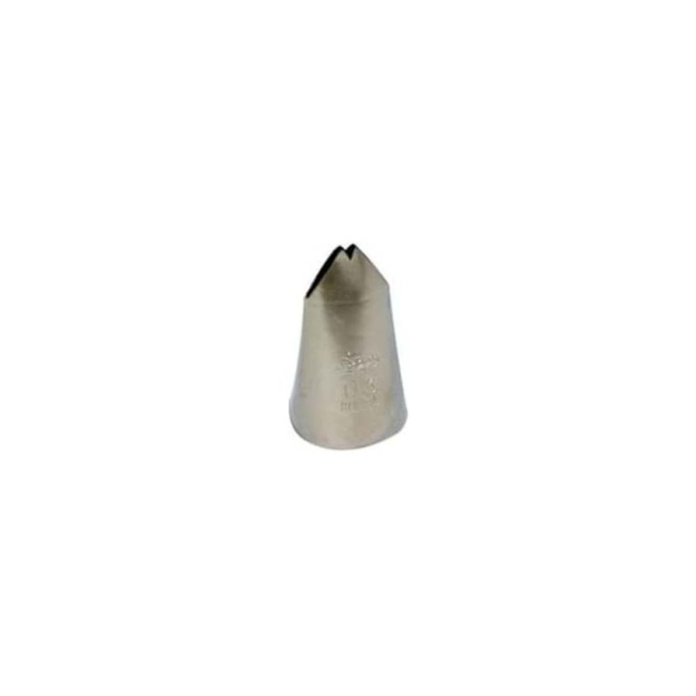 Ateco 113 large piping nozzle icing tube tip - special large leaf 15mm