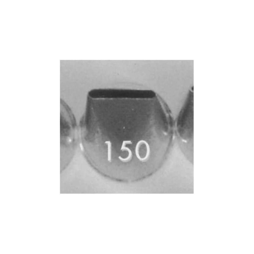 Ateco 150 piping nozzle icing tube tip (carnation / straight petal)