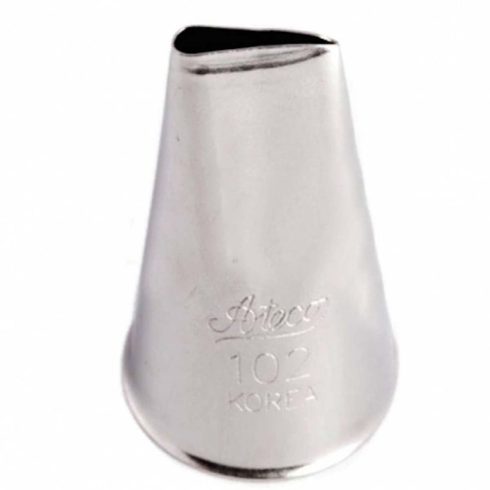 Ateco 102 piping nozzle icing tube tip - medium flower petal