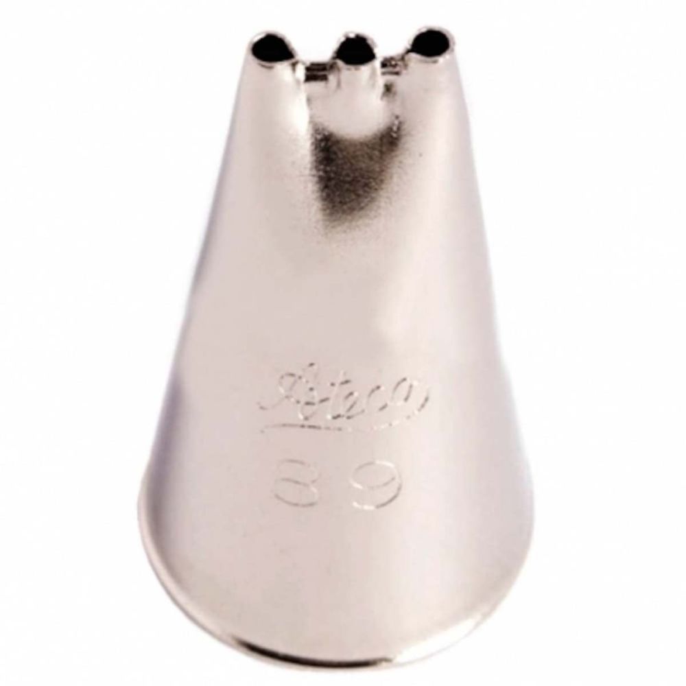 Ateco 89 piping nozzle icing tube tip - triple line