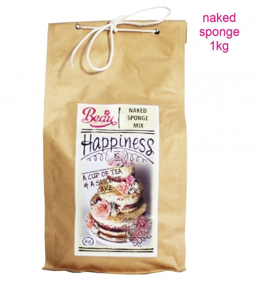 Beau Baking 1kg premium quality Naked Sponge cake mix