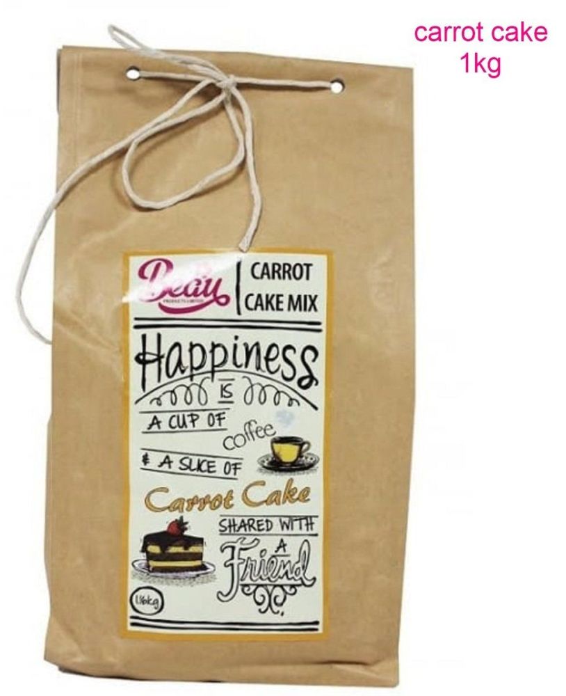 Beau Baking 1kg premium quality Carrot cake mix