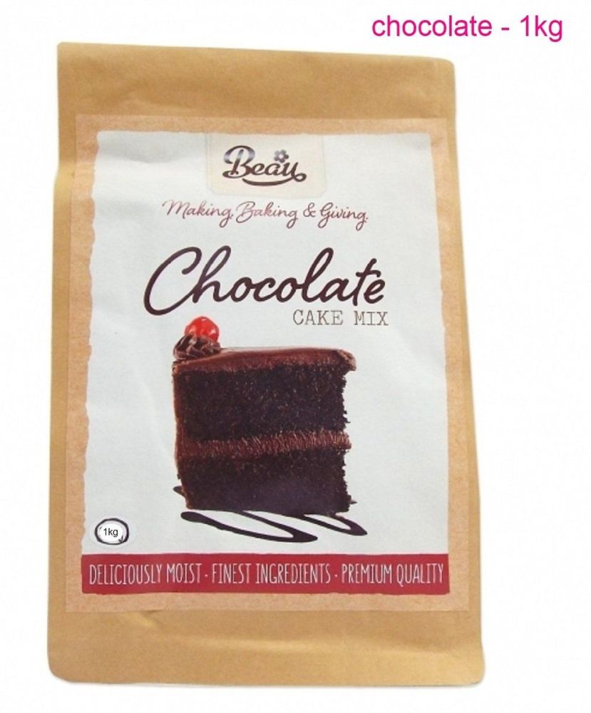 Beau Baking 1kg premium quality Chocolate cake mix