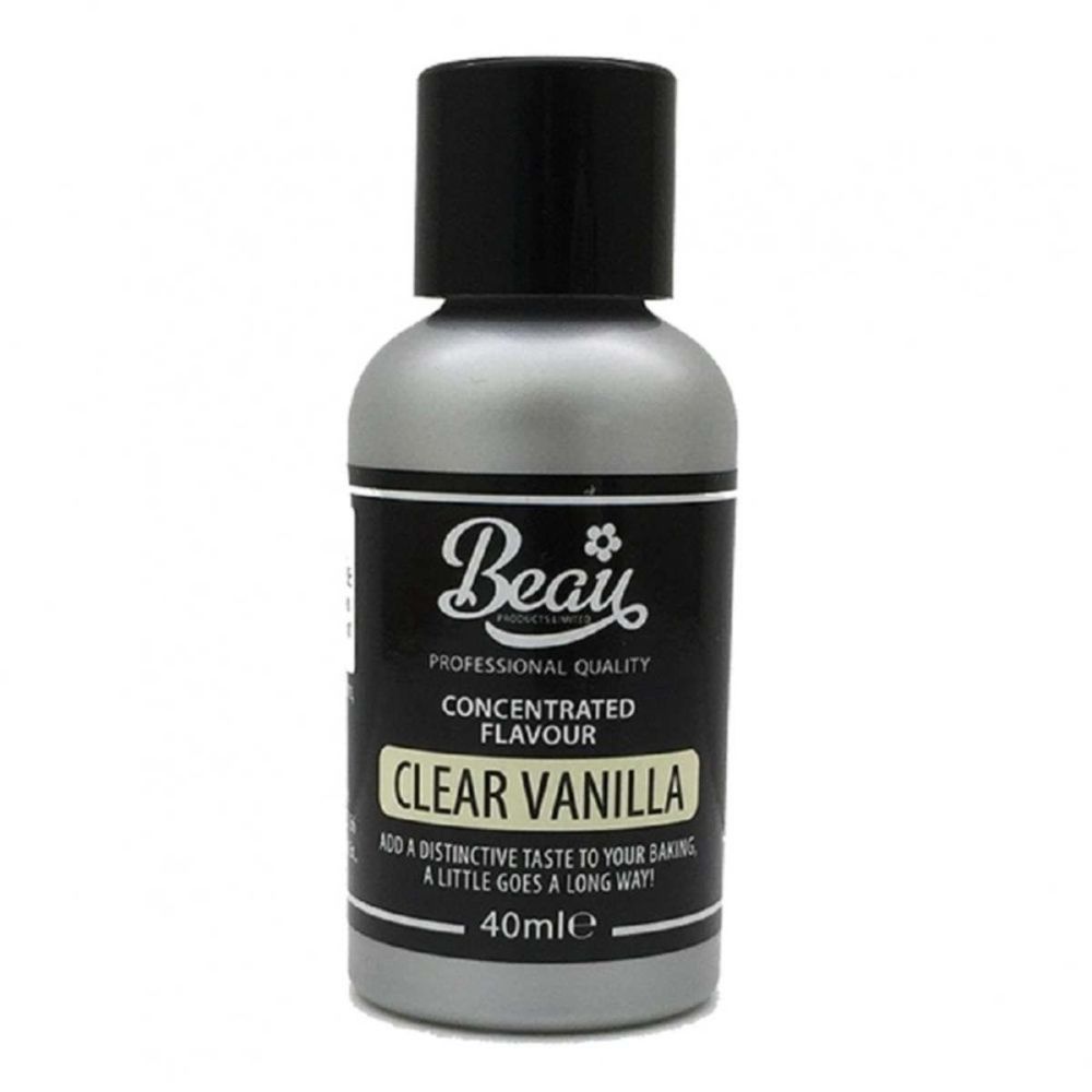 Beau Baking CLEAR VANILLA icing / food flavouring 40ml