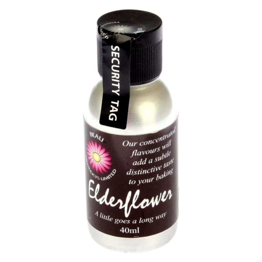 Beau Baking ELDERFLOWER icing / food flavouring 40ml