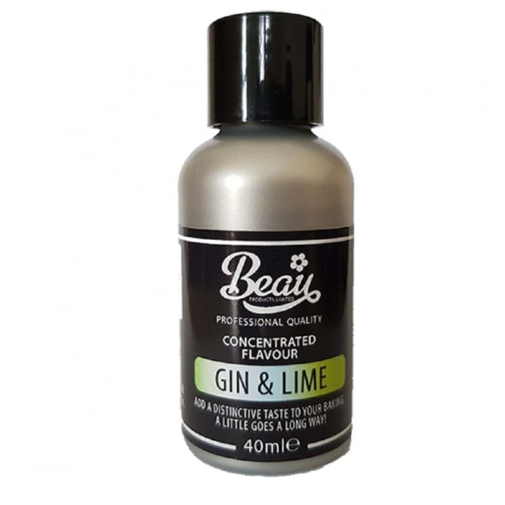 Beau Baking GIN & LIME icing / food flavouring 40ml