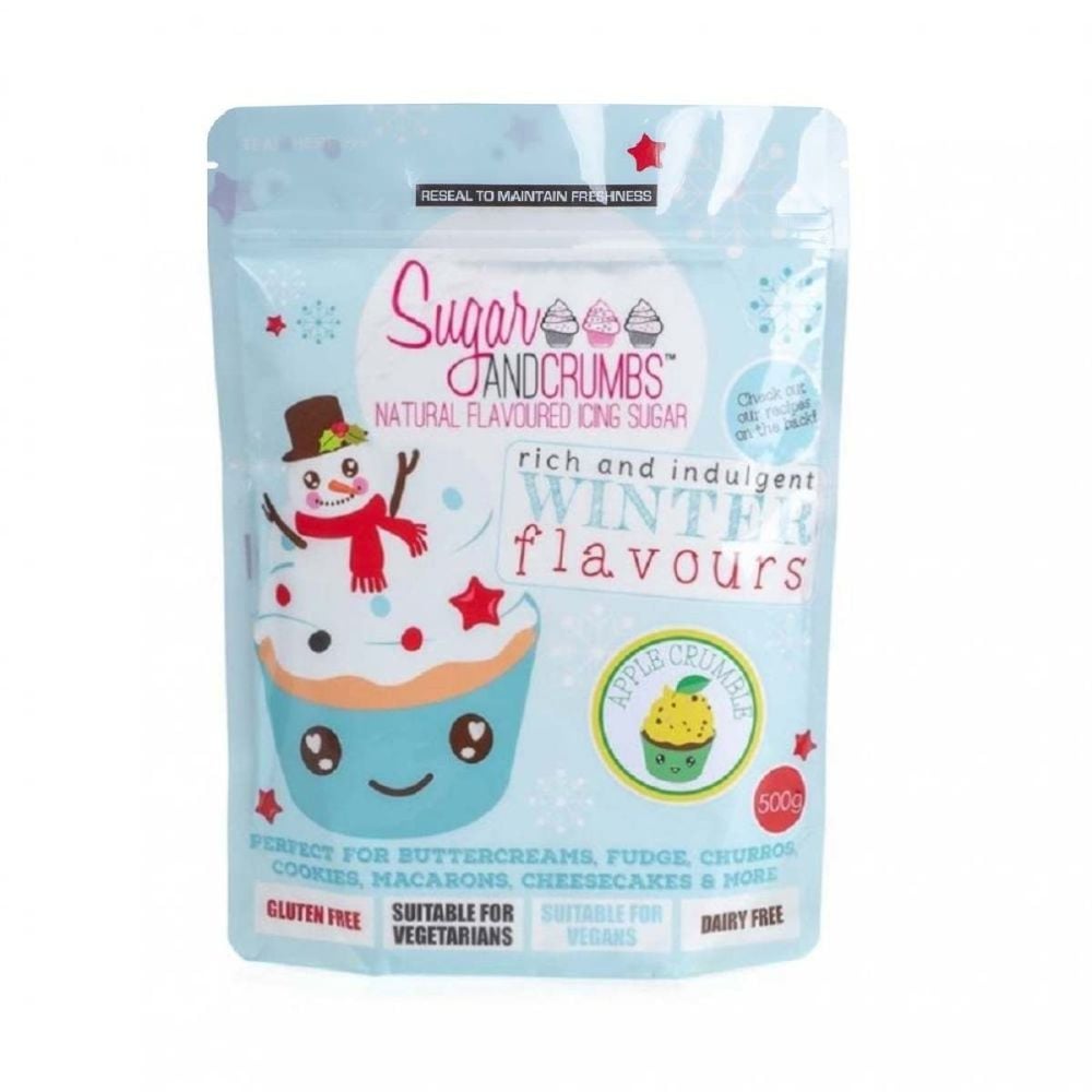 Sugar and Crumbs APPLE CRUMBLE 500g natural flavoured icing sugar