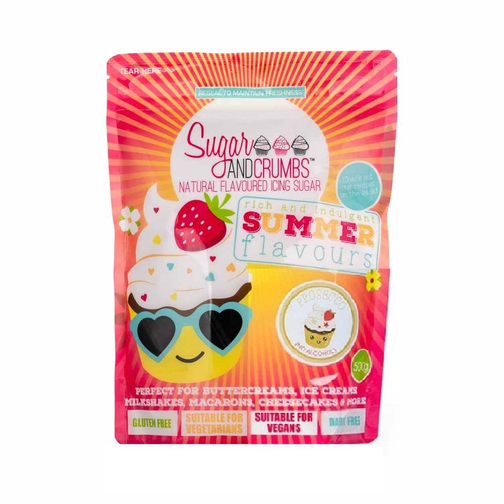 Sugar and Crumbs PROSECCO 500g natural flavoured icing sugar
