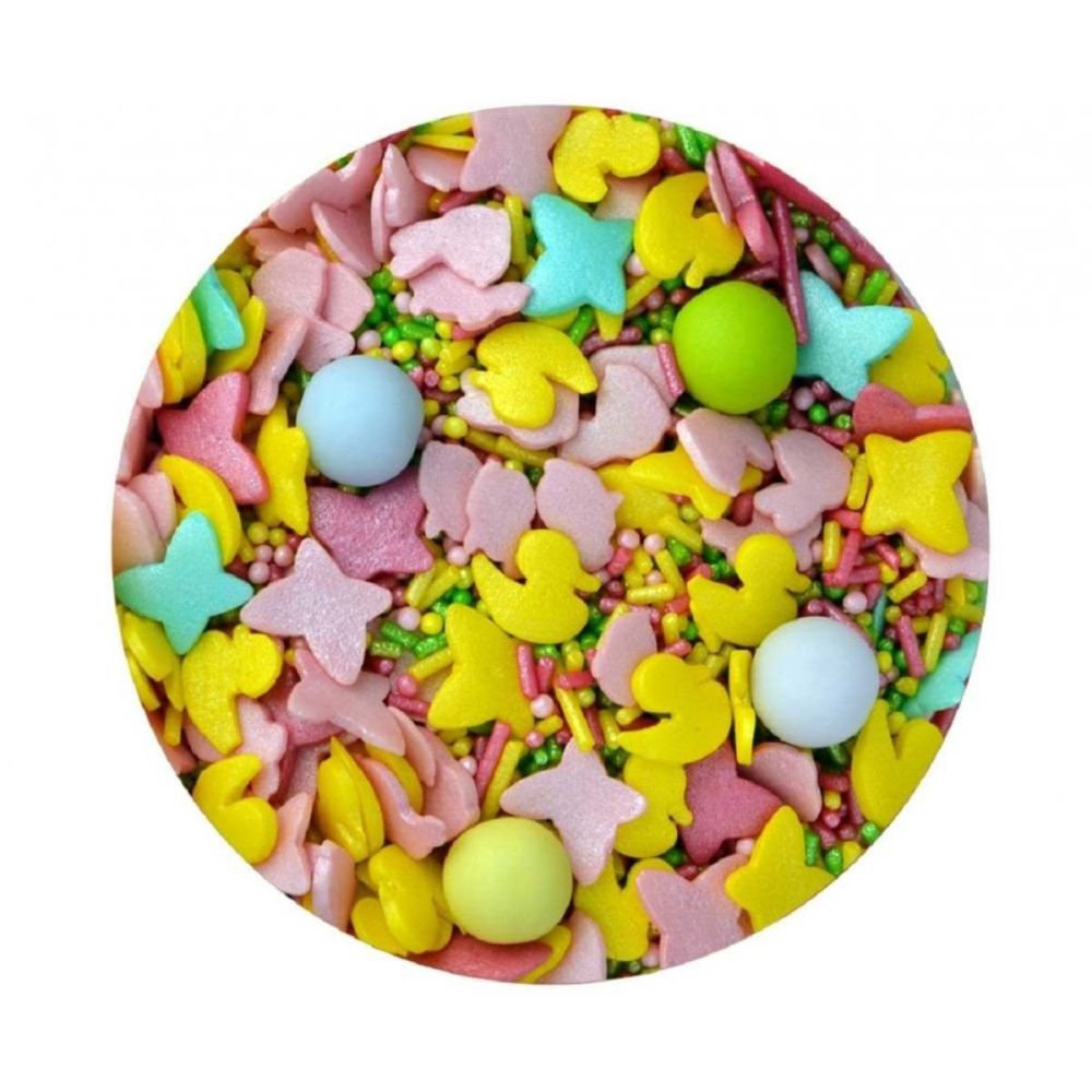 Scrumptious Sprinkletti CUTIE PIE MIX edible confetti & cupcake sprinkles 1