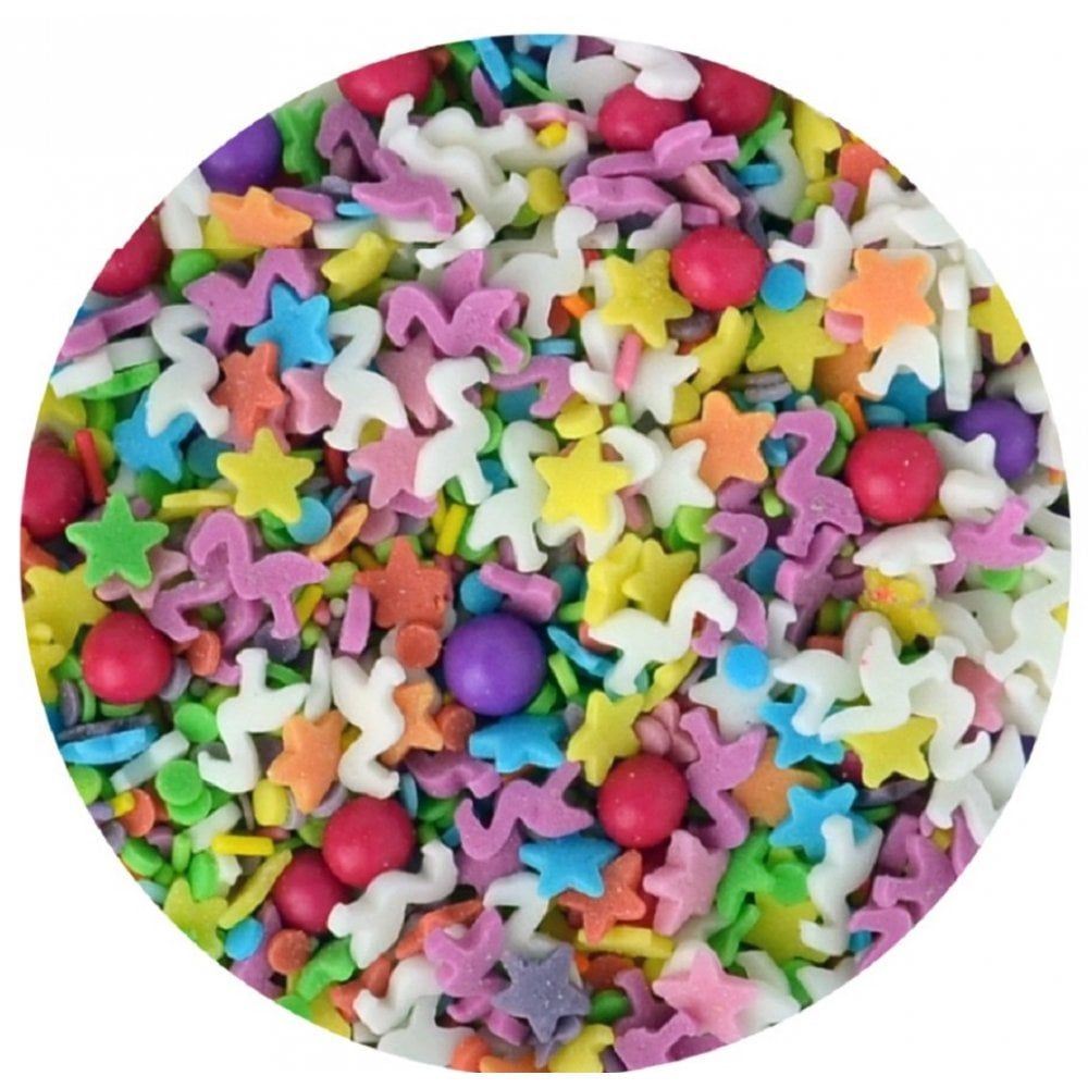Scrumptious Sprinkletti FIESTA MIX edible confetti & cupcake sprinkles 100g