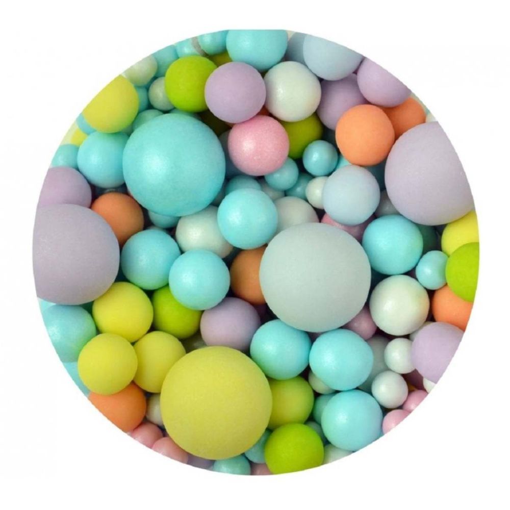Scrumptious Sprinkletti MULTI COLOURED BUBBLES chocolate balls cake sprinkl