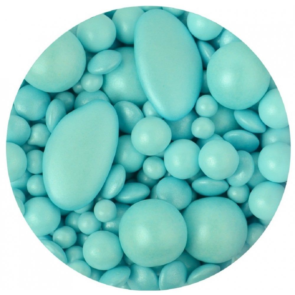 Scrumptious Sprinkletti BABY BLUE CHOCOLETTI chocolate dragee cake sprinkle