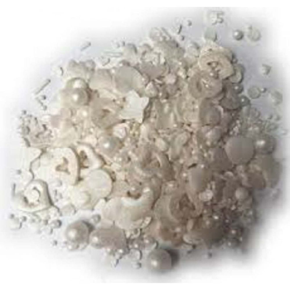 Scrumptious Sprinkletti MOTHER OF PEARL MIX edible confetti & cupcake sprin