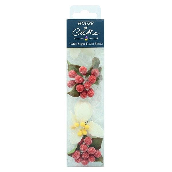 CULPITT: SUGAR SPRAY-HoC-POINSETTIA-WHITE-4PCE-RP