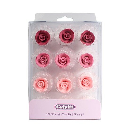 CULPITT: SUGARDEC-ROSE-PINK OMBRE-12PCE-RP-20mm