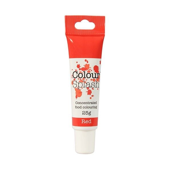 COLOUR SPLASH: COLOUR-CSP-GEL-RED-25g