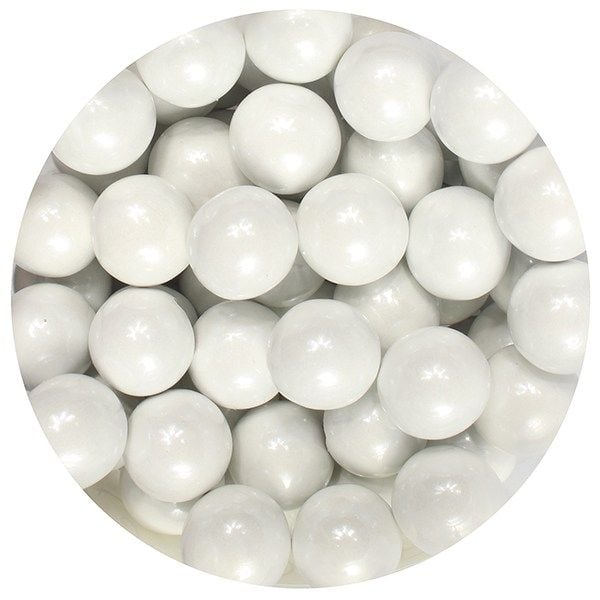 Purple Cupcakes 10mm Pearls - White - 80g