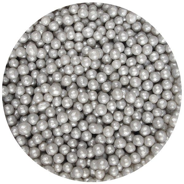 Purple Cupcakes 4mm Shimmer Pearls - Sterling - 80g