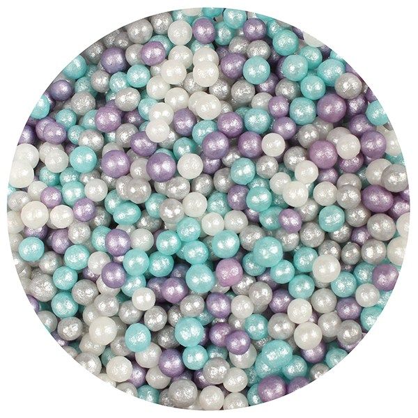  Purple Cupcakes 4mm Shimmer Pearls - Frozen - 80g. 25005  