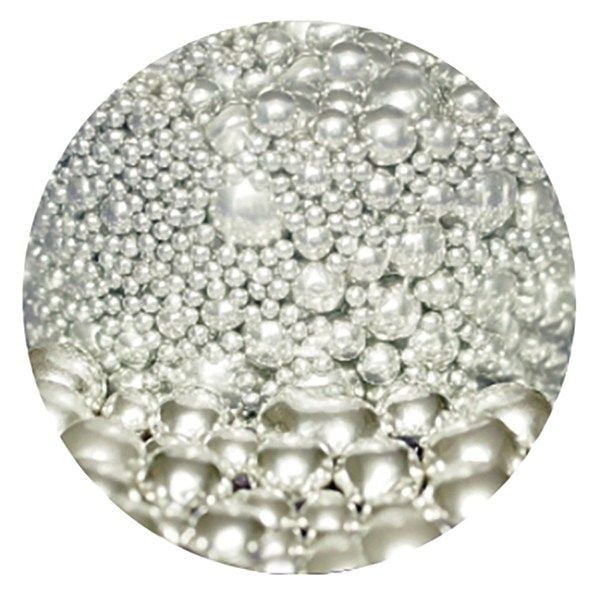 Purple Cupcakes Silver Pearls 2mm - 10mm Mix 1kg