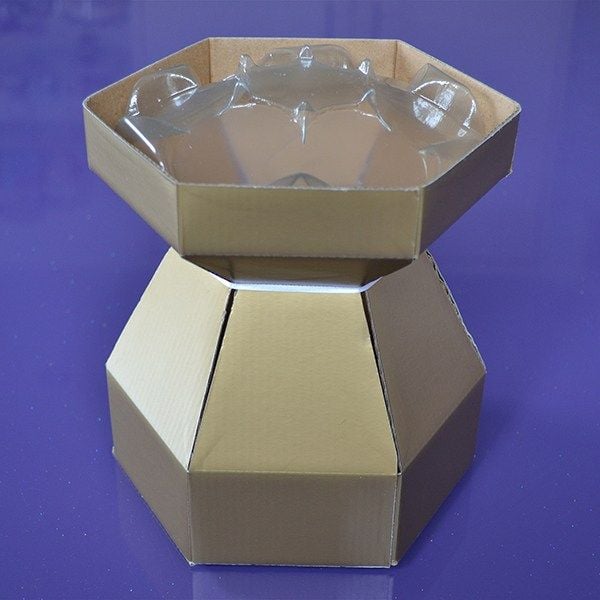 Purple Cupcakes Cupcake Bouquet Box - Gold