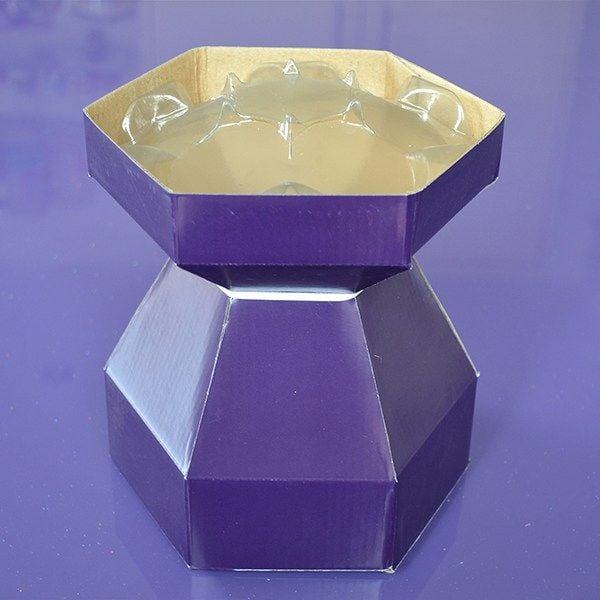 Purple Cupcakes Cupcake Bouquet Box - Purple