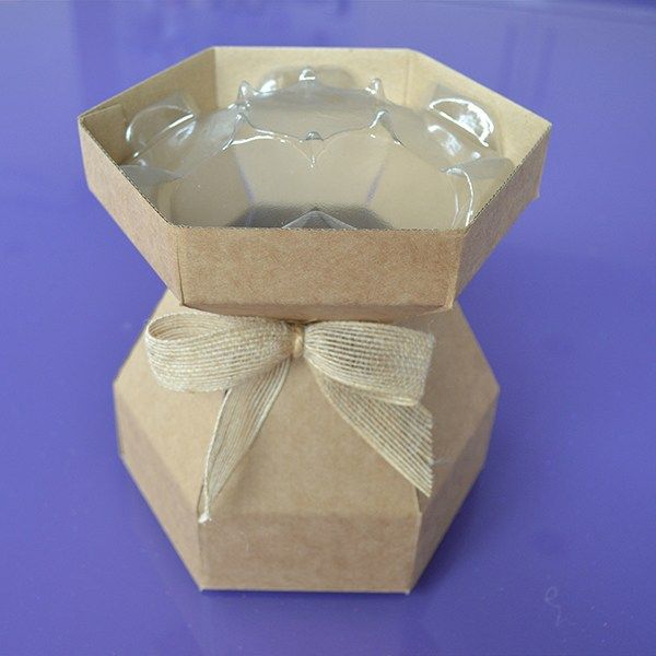 Purple Cupcakes Cupcake Bouquet Box - Kraft