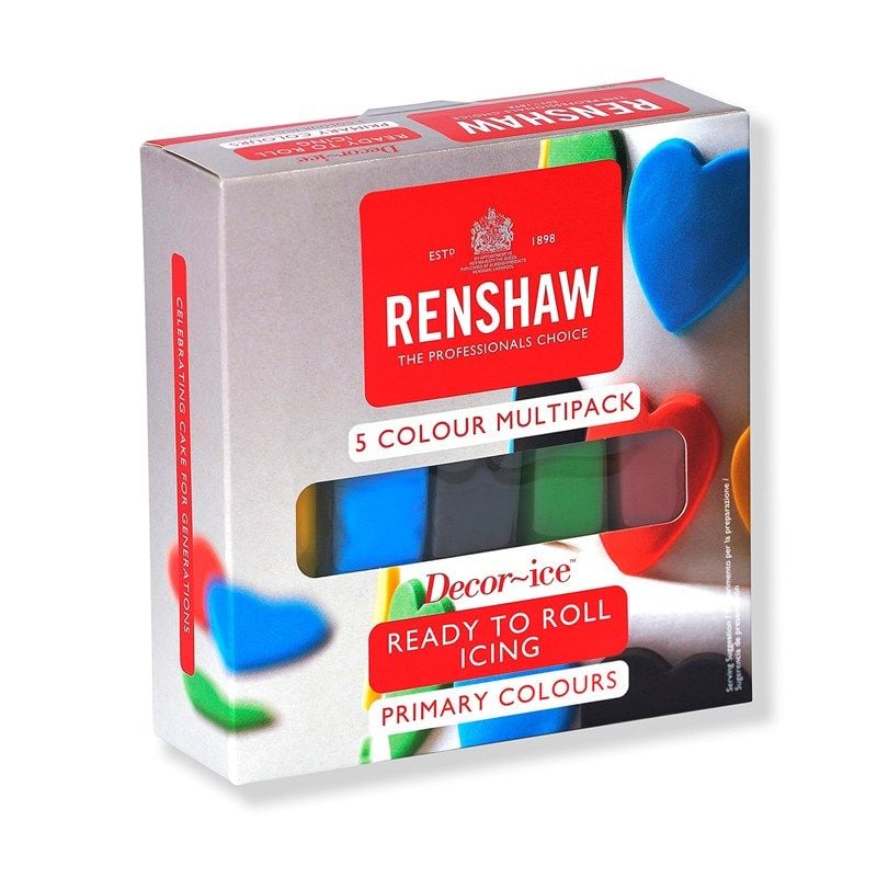  Renshaw - Multipack - Primary Colours - 5 X 100g - 6 Pack. 06065A  