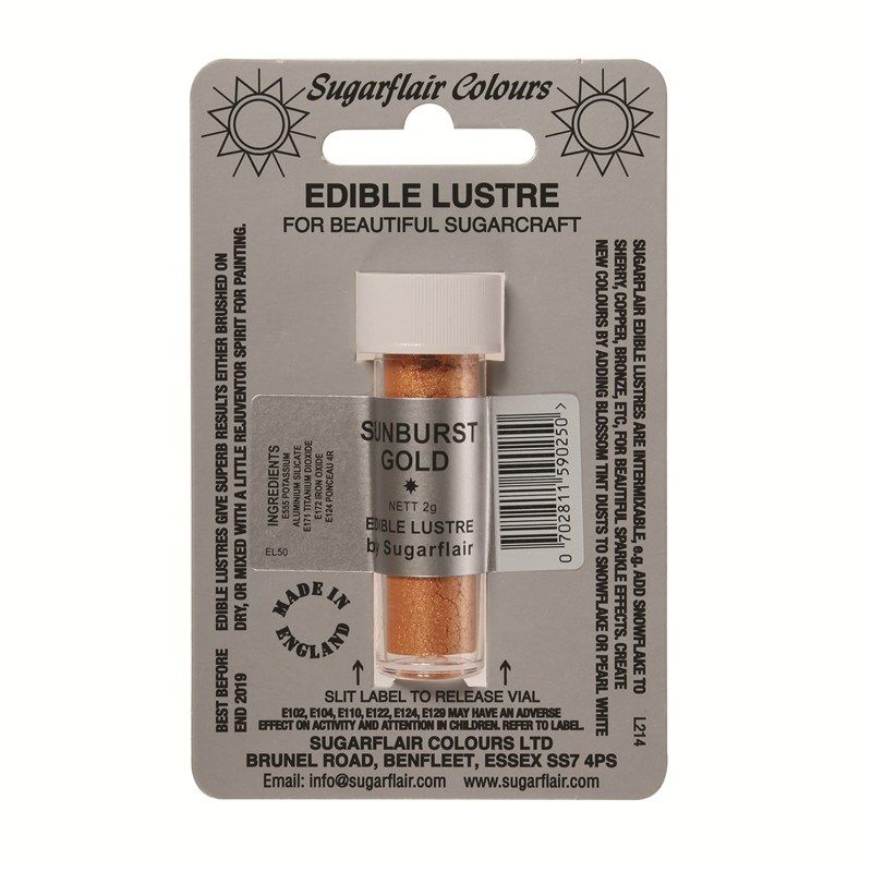 COLOUR-SUGARFLAIR-LUSTRE-SUNBURST GLD-2g