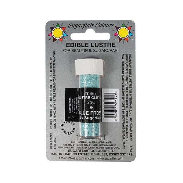 COLOUR-SUGARFLAIR-LSTRE GLTR-BLU FRST-2g