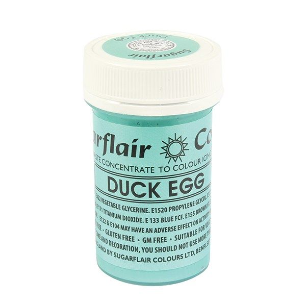  Sugarflair Paste Colour - Duck Egg Blue - 25g. 5291