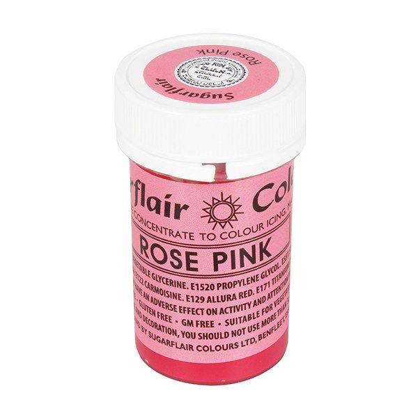 SUGARFLAIR: COLOUR-SPECTRAL PASTE-ROSE PINK-25g