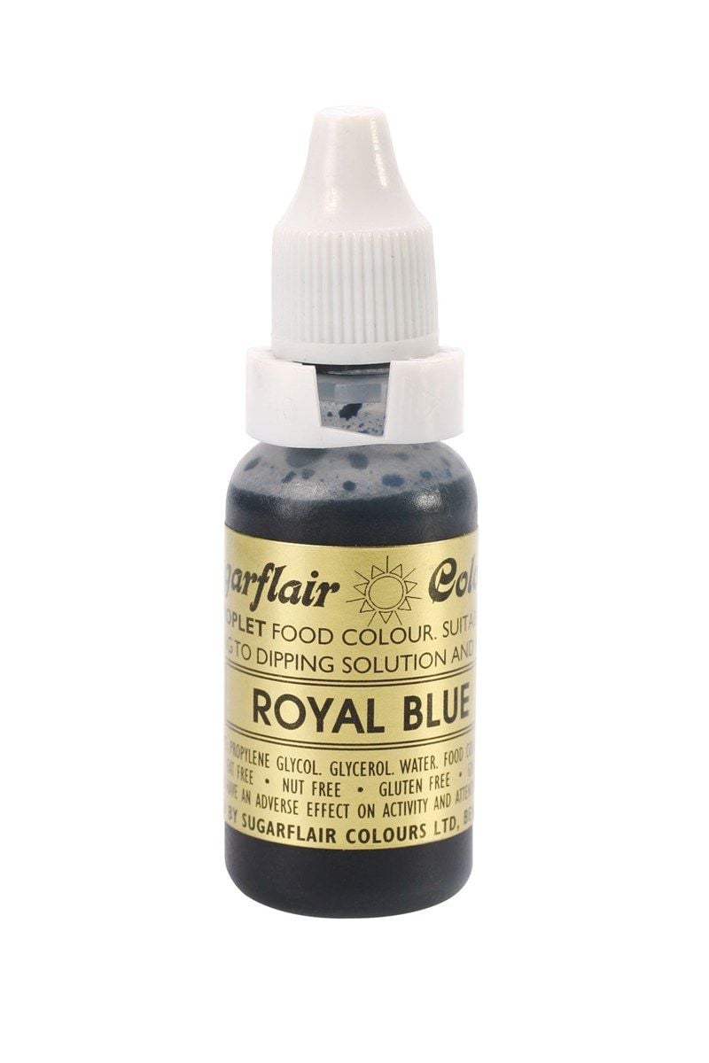 SUGARFLAIR: COLOUR-SUGAR TINT LIQUID-ROYAL BLUE-14ml