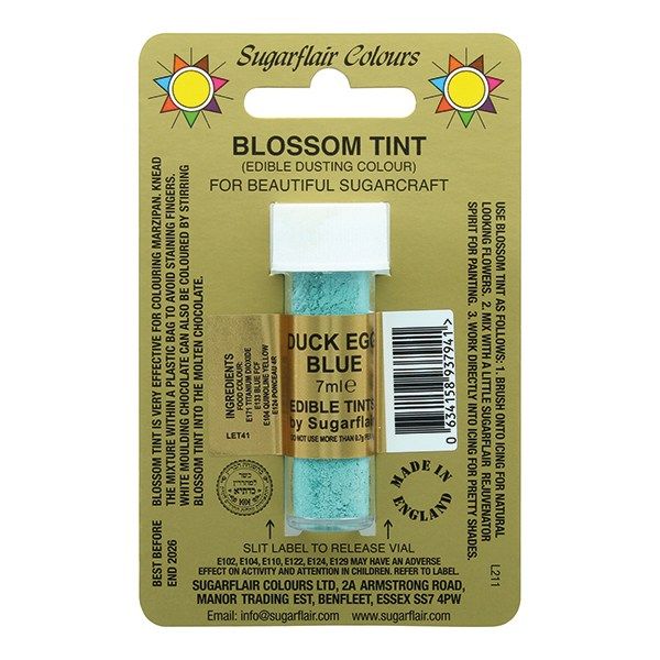 SUGARFLAIR: COLOUR-BLOSSOM TINT- DUCK EGG BLUE-7ml