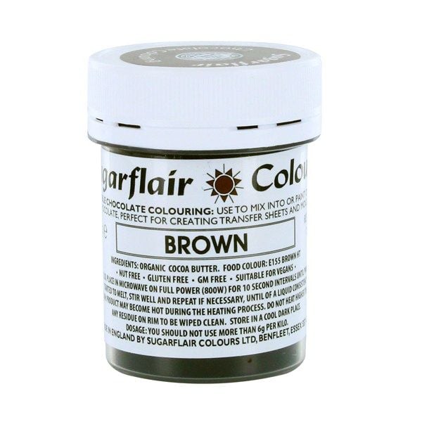 COLOUR-SUGARFLAIR-CHOC-BROWN-35g