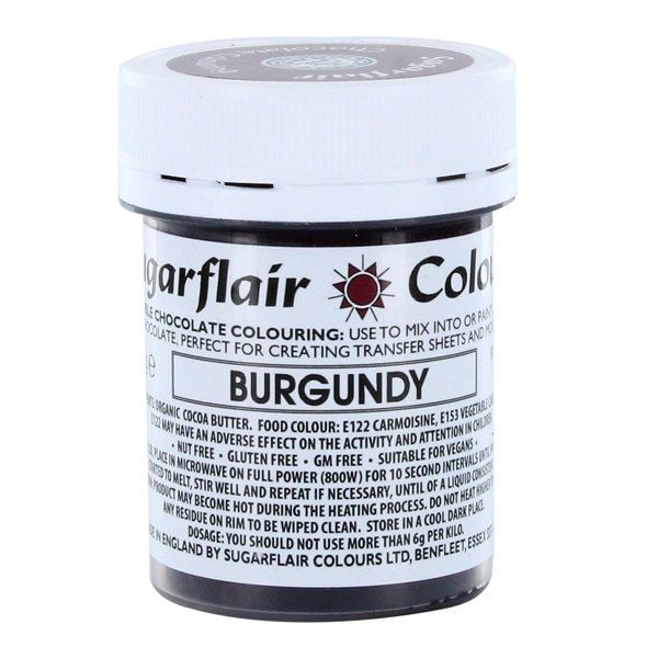 COLOUR-SUGARFLAIR-CHOC-BURGUNDY-35g