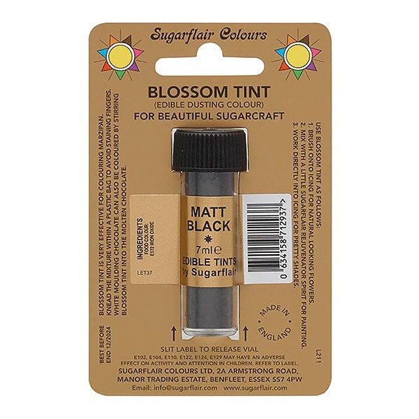 SUGARFLAIR: COLOUR-BLOSSOM TINT-MATT BLACK-7ml