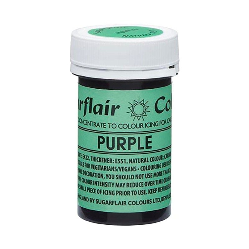 SUGARFLAIR: COLOUR-NATRADI PASTE CONCENTR-PURPLE-25g