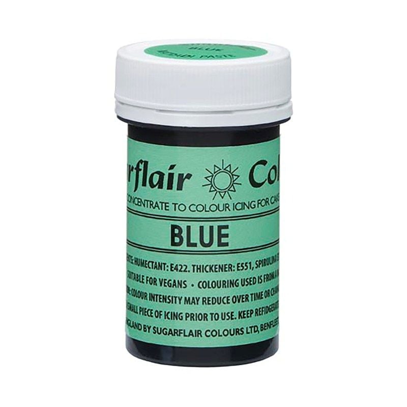 SUGARFLAIR: COLOUR-NATRADI PASTE CONCENTR-BLUE-25g
