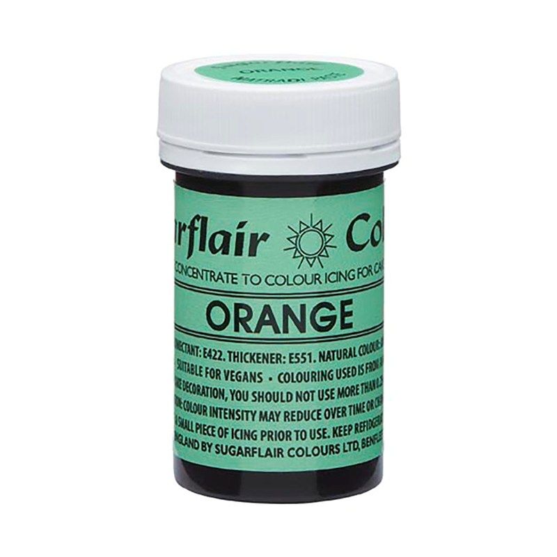 SUGARFLAIR: COLOUR-NATRADI PASTE CONCENTR-ORANGE-25g
