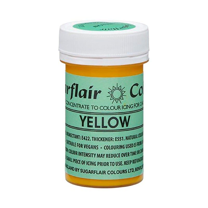  Sugarflair NatraDi Paste Colouring Yellow - 25g. 53812 