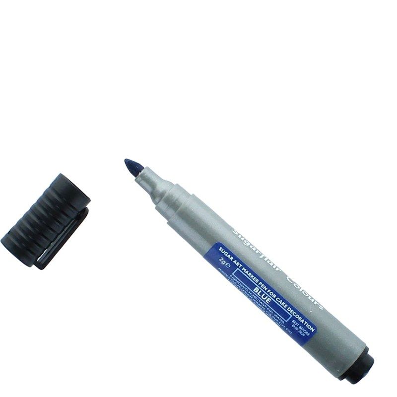 COLOUR-SUGARFLAIR-EDIBLE MARKER PEN-BLUE
