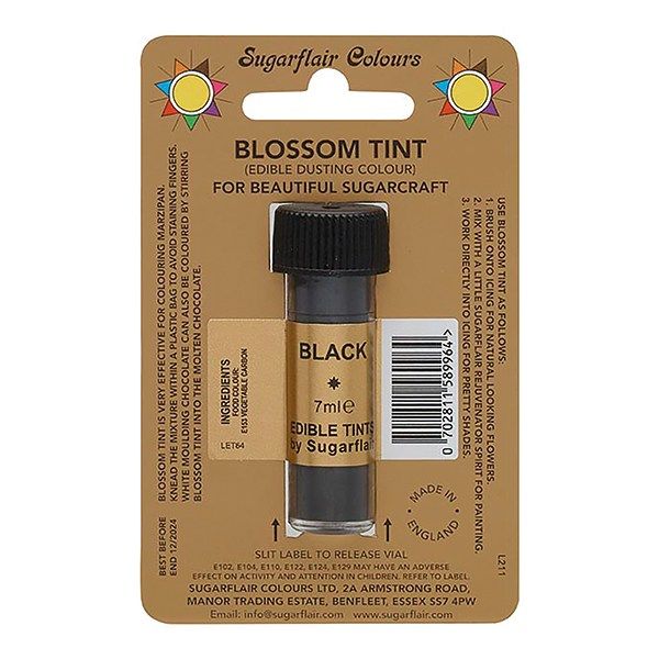 SUGARFLAIR: COLOUR-BLOSSOM TINT-BLACK-7ml