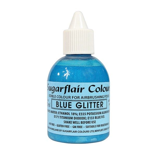 COLOUR-SUGARFLAIR-AIRBRUSH-BLU GLIT-60ml